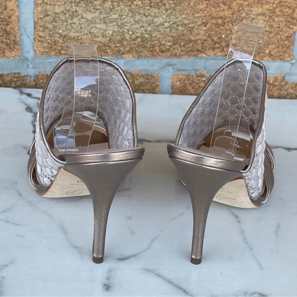 Delman Evitt Embroidered Heel Sandal size 10 - Picture 4 of 10